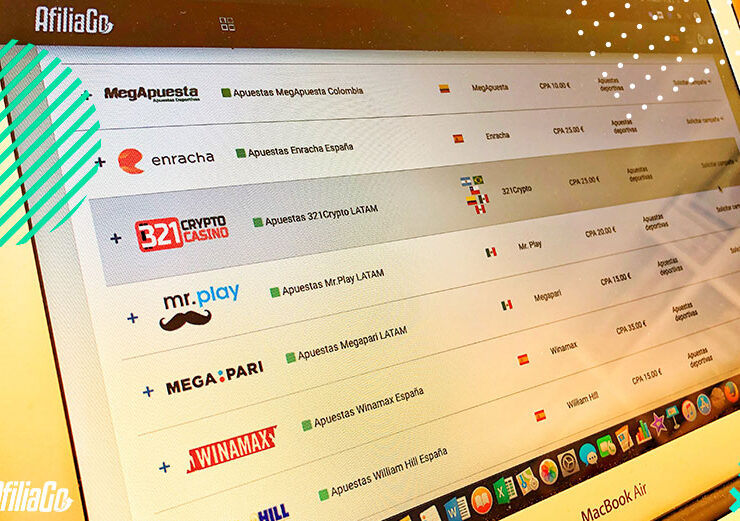 Marketing de afiliación de juego online