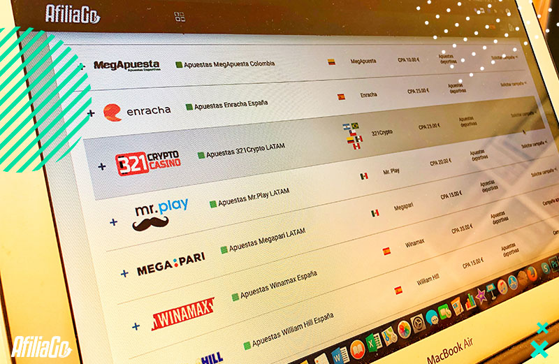 Marketing de afiliación de juego online